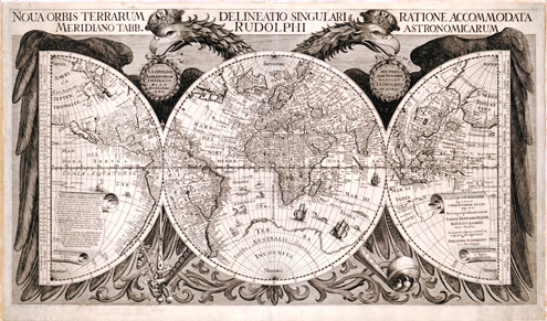 Рукописная карта 1630