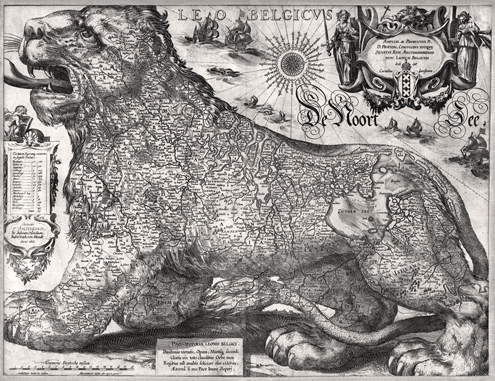 Рукописная карта 1611