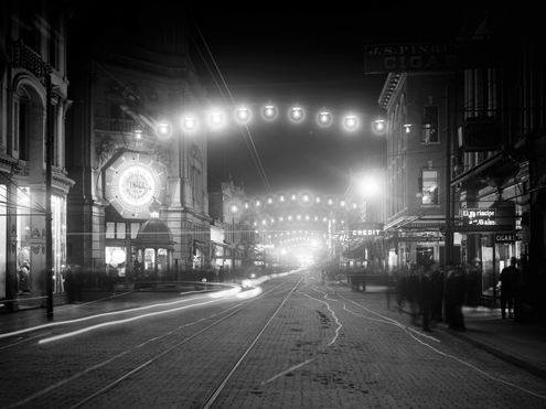 Ночная улица 1907