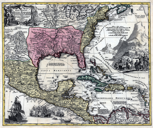 Рукописная карта 1759